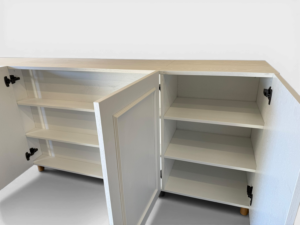 TV lift cabinet 'Mono' 43" 4-door
