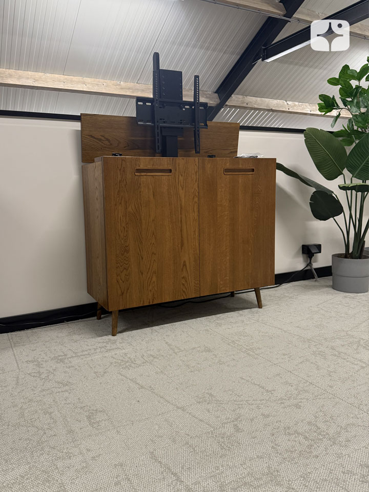 TV lift meubel 'Echo' geschikt voor 43 inch TV - 2 deurs