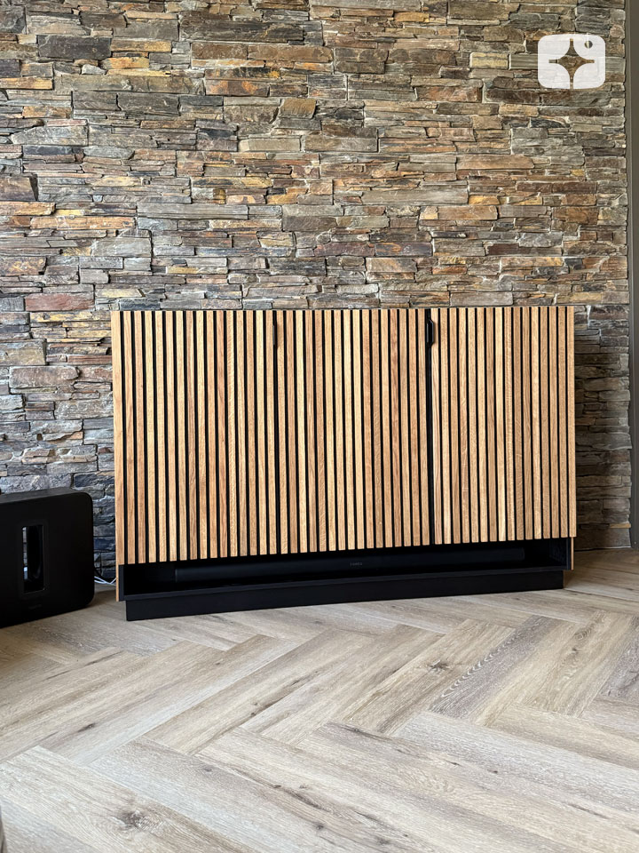 TV lift meubel 'Kite' geschikt voor 65 inch TV - Soundbar vak onder
