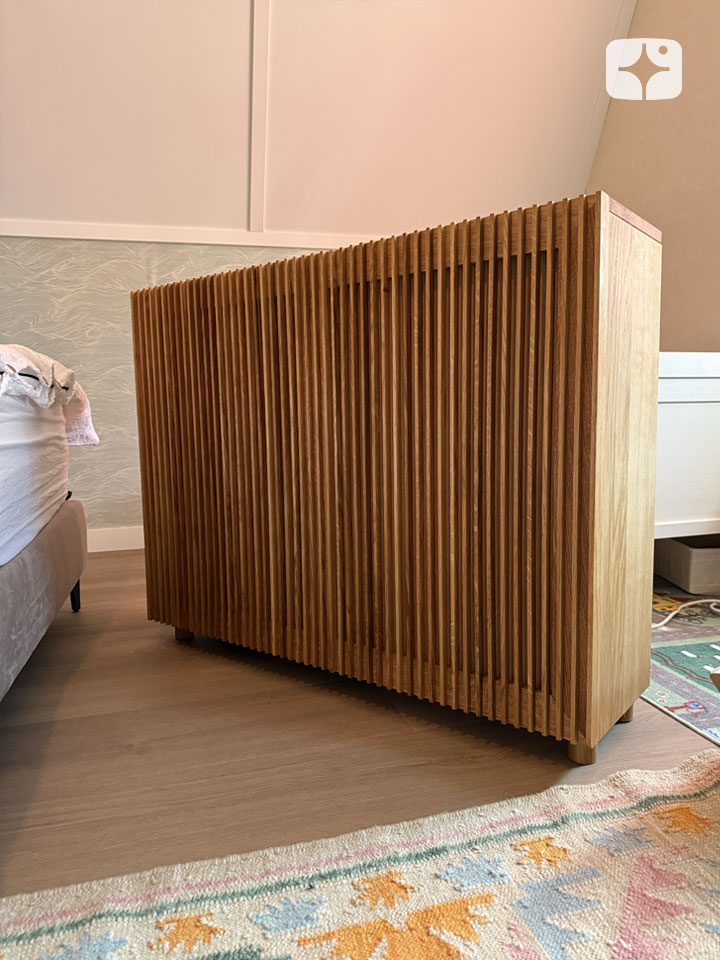 TV lift meubel 'Nomad' geschikt voor 43 inch TV - 2-deurs, zonder kast